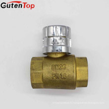 Gutentop низкая цена латуни запираемая магнитный шариковый клапан с замком